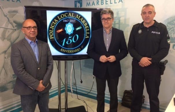 La Policía Local de Marbella, una de las más antiguas de Andalucía, estrena logotipo por su 150 aniversario