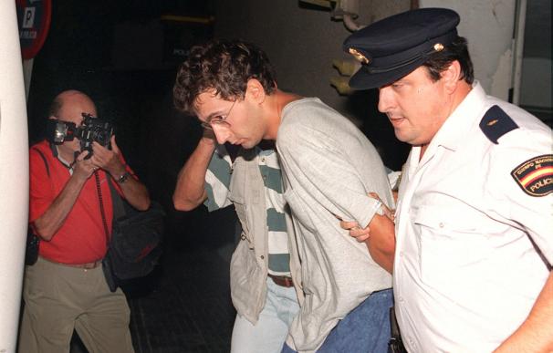 Palma de Mallorca, 10/08/1995.- El presunto etarra Jorge García Sertucha, detenido en Palma de Mall