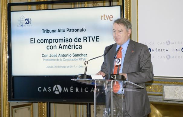 El presidente de RTVE anuncia la creación de una web dedicada a sus productos y un plan de internacionalización