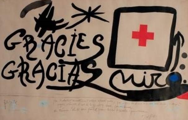 Una subasta de 28 reproducciones de Miró recauda 50.000 euros para ayudar a los refugiados
