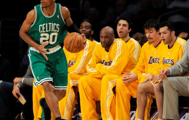 86-87. Los Celtics rompen la racha de los Lakers sin Kobe Bryant