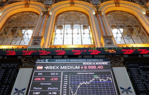 La Bolsa española se decanta por las ventas y el Ibex-35 cae el 0,93 por ciento