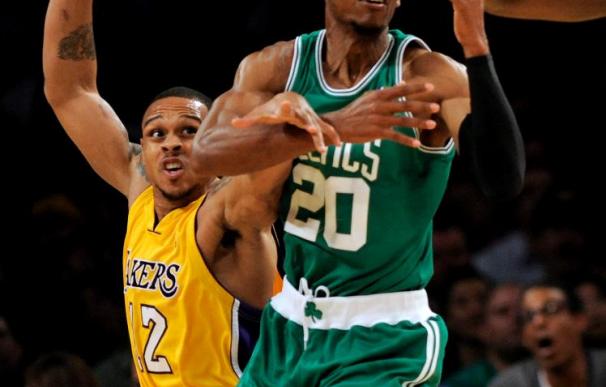 86-87. Los Celtics rompen la racha de los Lakers sin Kobe Bryant
