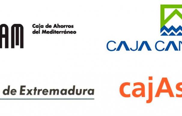 CAM, Cajastur, Caja Extremadura y Cantabria estarán unidas al menos 10 años