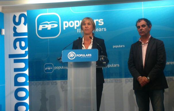 Palmer dice que el PP balear está unido y se muestra convencida de que conseguirán el cuarto diputado