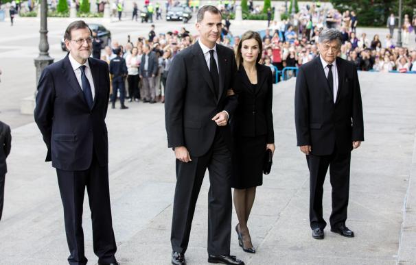 Los Reyes Felipe y Letizia presiden el funeral en memoria de las víctimas de Ecuador