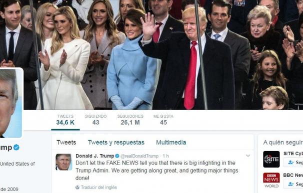 ¿A quién sigue Donald Trump en Twitter?