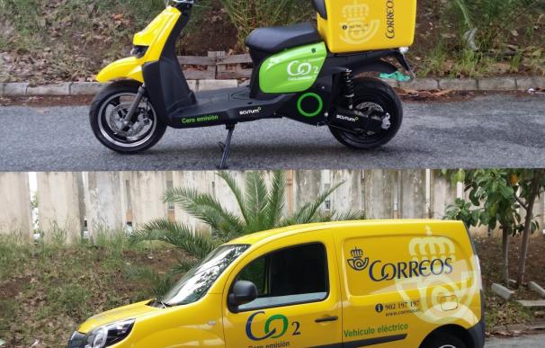 Correos renueva su flota en Sevilla y Málaga con 24 vehículos eléctricos