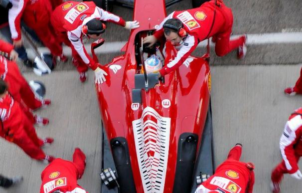 Alonso debuta con Ferrari en Valencia