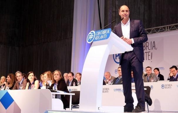 Diego pide el voto para que PP pueda "volver a gobernar Cantabria" y la CCAA "recupere" esperanzas y oportunidades