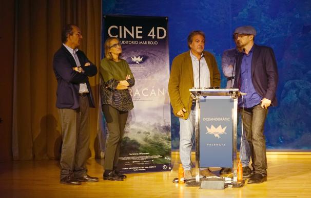 L'Oceanogràfic inaugura el cine 4D más grande de España con el estreno mundial del documental 'Huracán'