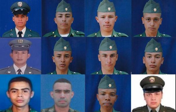 Difunden las fotos de los 12 militares asesinados por el ELN en Boyacá