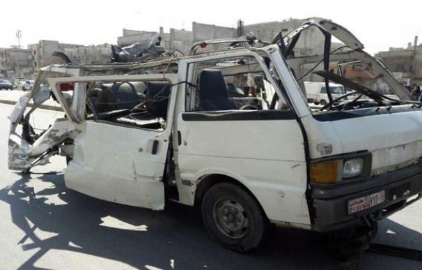 Al menos cinco muertos en un atentado contra un autobús en Homs