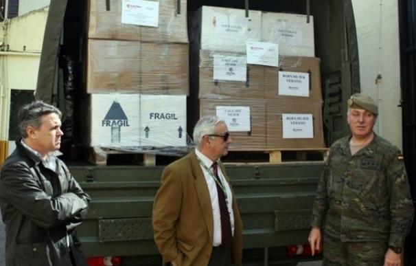 Cáritas Castrense dona dos toneladas de ropa al CETI de Ceuta para "cubrir las necesidades" de los migrantes