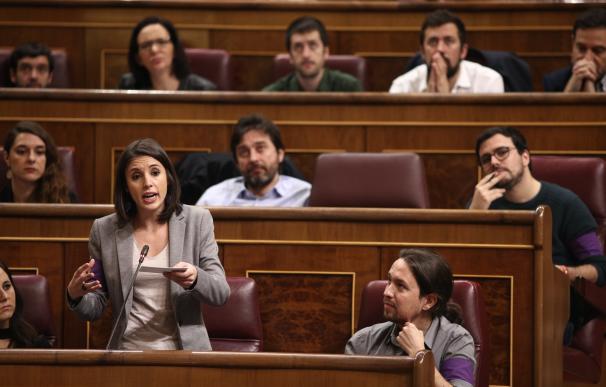 Irene Montero pregunta hoy a Sáenz de Santamaría por la filtración de escuchas del antiguo Cesid a Juan Carlos I