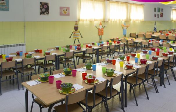 El 98% de los comedores que hay en los centros educativos ofrecen una dieta sana y equilibrada