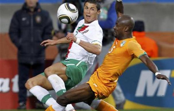 Portugal y Costa de Marfil empatan 0-0 en el Grupo G