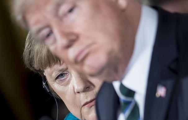 Trump, tras reunirse con Merkel: "La inmigración es un privilegio. No un derecho" (Brendan Smialowski / AFP)