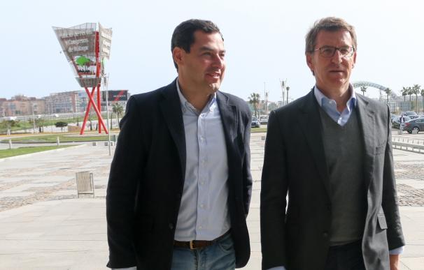Moreno afronta el congreso con "mucha fuerza e ilusión" para "transformar Andalucía"