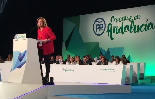Arranca el XV Congreso del PP andaluz con la constitución de la mesa, presidida por Fátima Báñez