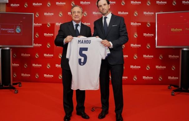 Mahou Cinco Estrellas renueva su patrocinio con el Real Madrid hasta 2019
