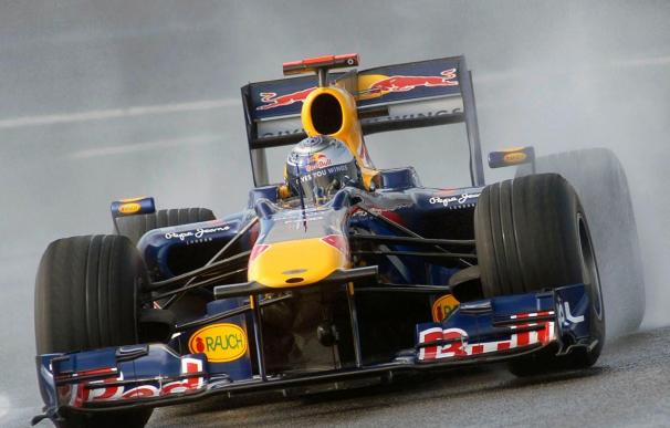 El alemán Sebastian Vettel, el más rápido hasta aparecer la lluvia en Jerez