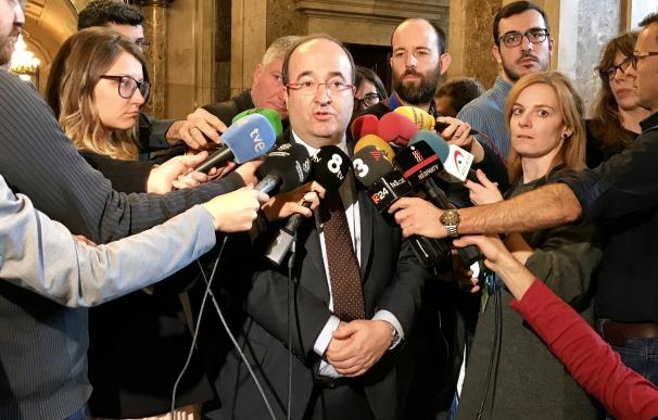 Iceta critica a Puigdemont y Junqueras por pedir un pacto y avisar de que van a "desobedecer"