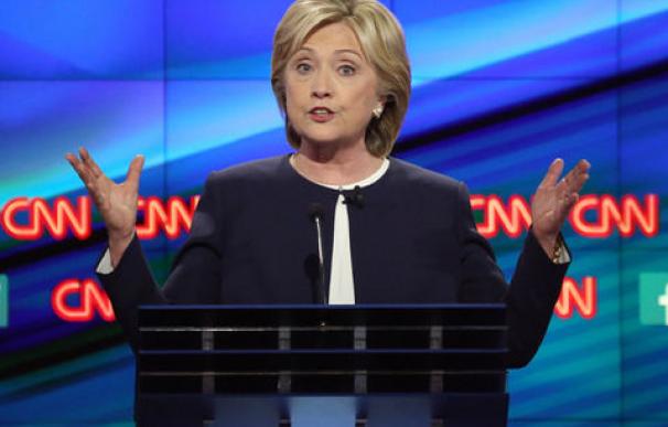 Hillary Clinton en el debate del martes en Las Vegas