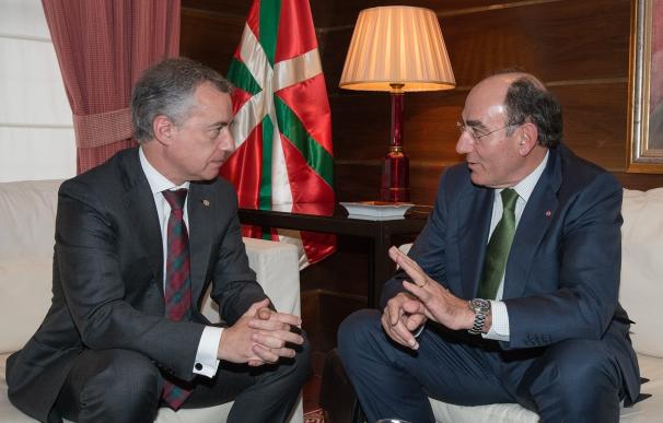 Ignacio Galán se reúne con el lehendakari y le ratifica el "compromiso" de Iberdrola con Euskadi