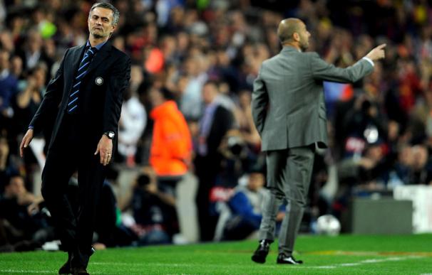 Jose Mourinho y Pep Guardiola
