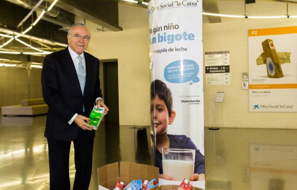 'Ningún niño sin bigote' recoge más de un millón de litros de leche para niños en riesgo