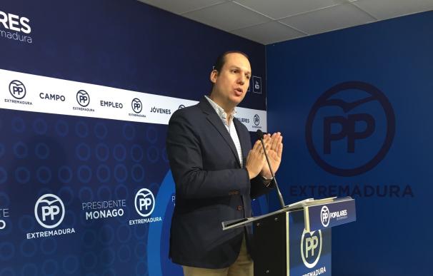 El PP lamenta que la Junta "haya desbocado" el déficit y Extremadura sea el "farolillo rojo de la estabilidad"