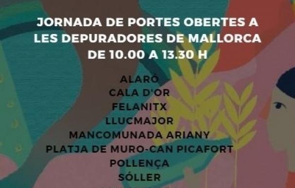 Catorce depuradoras de Baleares abren este miércoles sus puertas por el Día Mundial del Agua
