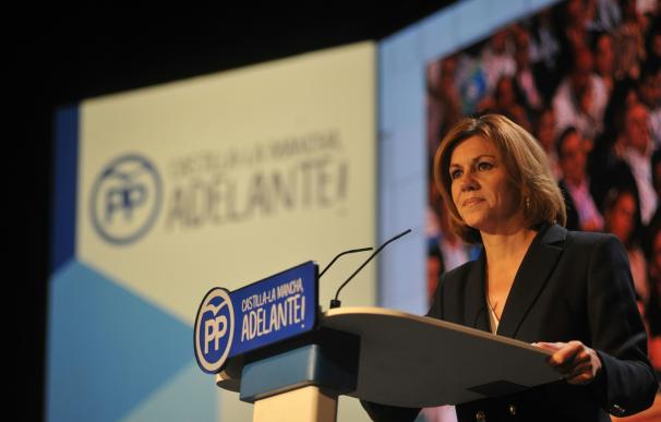 Cospedal, proclamada presidenta regional del PP de Castilla-La Mancha con el 96,12% de los votos