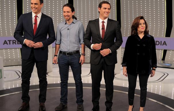 El único debate a cuatro de nuestra democracia se produjo el diciembre pasado y no contó con Mariano Rajoy.