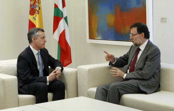 Rajoy y Urkullu coinciden en priorizar la economía y dialogarán sobre la paz
