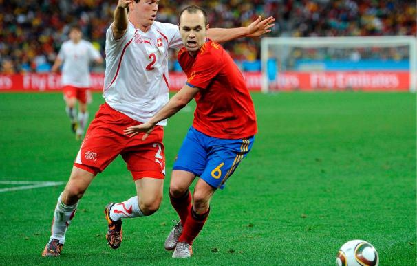 Empate sin goles entre España y Suiza al concluir la primera parte