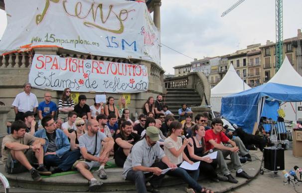 El movimiento de Pamplona levanta la acampada para realizar "acciones de calle más concretas"