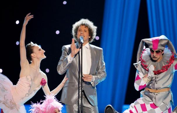 Jimmy Jump se cuela en el "Algo pequeñito" de Daniel Diges en Eurovisión