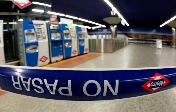 Cerrado el Metro de Madrid debido a la huelga de los trabajadores