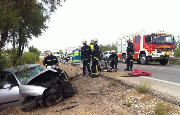 Un fallecido y dos heridos en un choque entre dos vehículos en Valdemoro (Madrid)