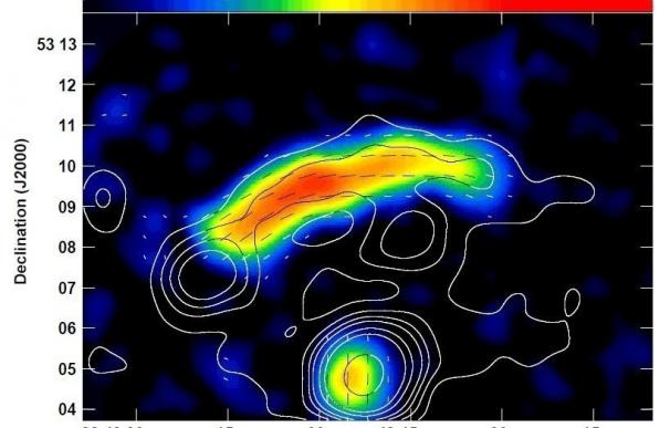 Identificados campos magnéticos gigantes en el Universo