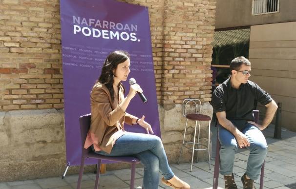 Ione Belarra (Podemos) dice que el 26J "la ciudadanía elegirá entre Rajoy o Pablo Iglesias como presidente"