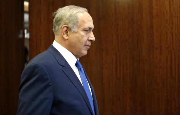 Netanyahu: Israel libra "un combate a muerte contra el terrorismo palestino". Foto: AFP