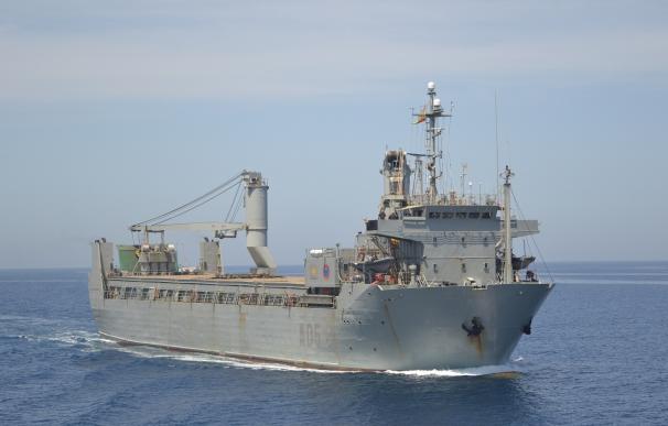 El buque de transporte ligero 'El Camino Español' zarpa hacia el Líbano y Turquía