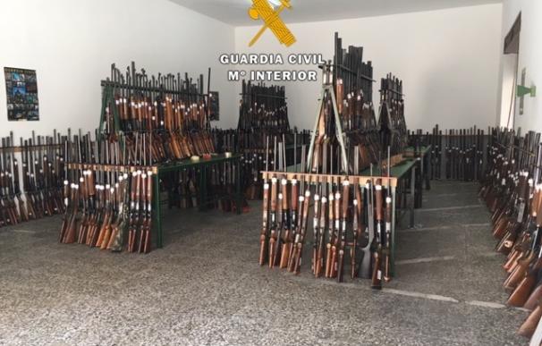La Guardia Civil de Málaga subastará 960 lotes de armas de distintas categorías