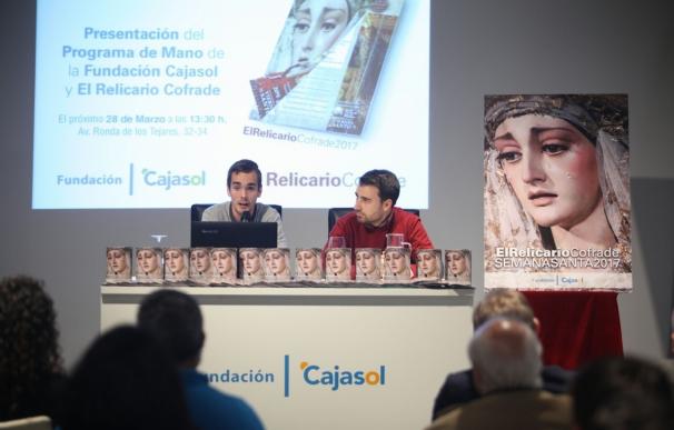 La Fundación Cajasol presenta su programa de mano de la Semana Santa 2017 'El Relicario Cofrade'
