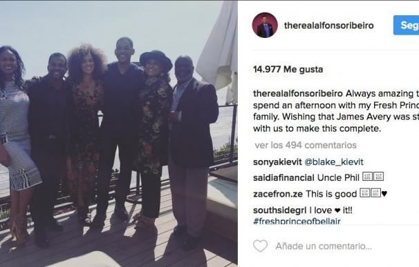 Will Smith se reencuentra con sus compañeros de 'El Príncipe de Bel Air'