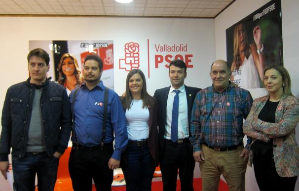 Militantes de Valladolid a favor de Susana Díaz aplauden su propósito de lograr un partido "unido" y sin "revanchismos"
