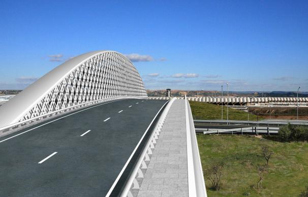 El puente de Valdebebas que conectará la capital con el aeropuerto de Barajas estará construido en dos años